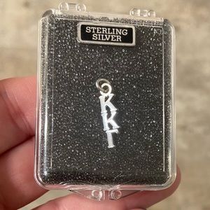 Kappa Kappa Gamma sterling silver charm/pendant.